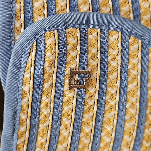 💕ERIC JAVITS💕 Brooke Packable Squishee Visor ~ UPF50+ Blue Mix One Size NWOT - Picture 9 of 11